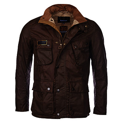 Barbour International Raceway Waxed Jacket, Fern Barbour International Raceway Waxed Jacket, Fern